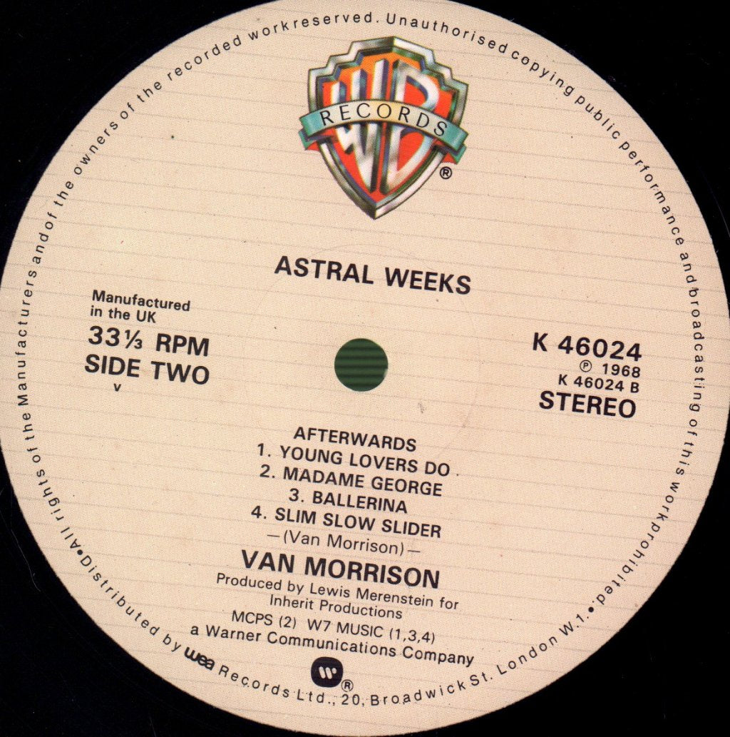 Van Morrison - Astral Weeks - Lp