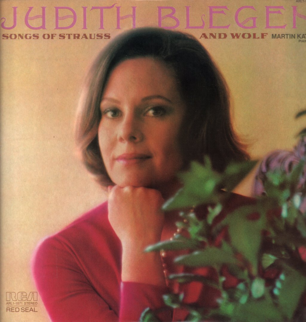 Judith Blegen - Songs Of Strauss And Wolf - Lp