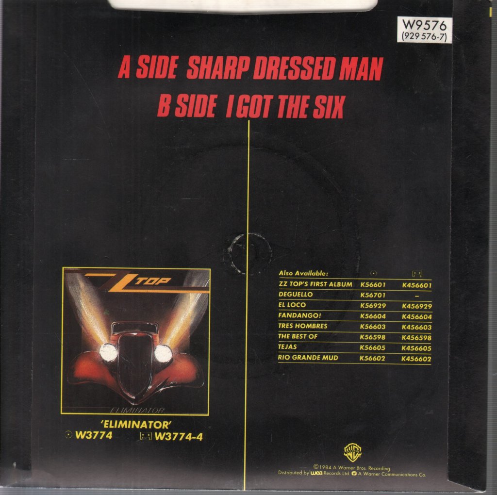 ZZ Top - Sharp Dressed Man - 7 Inch