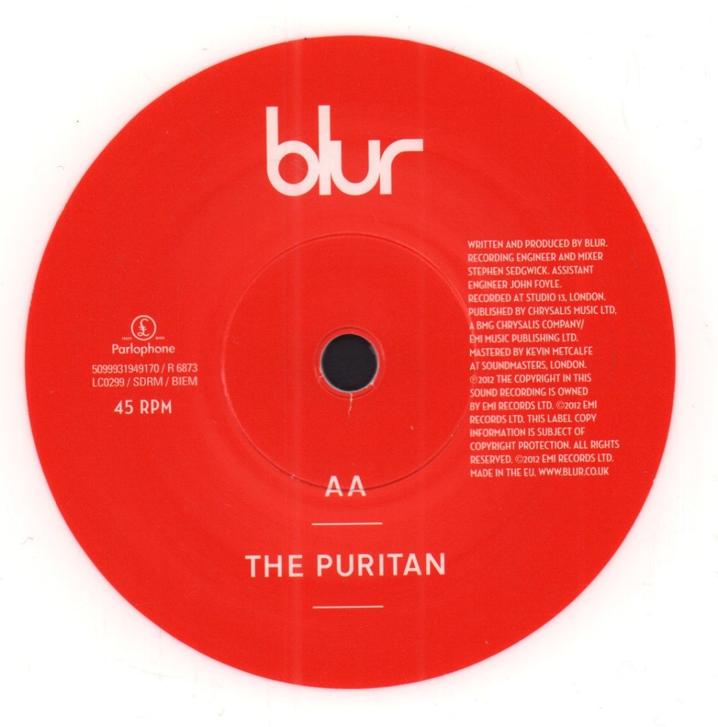 Blur - Puritan - 7 Inch