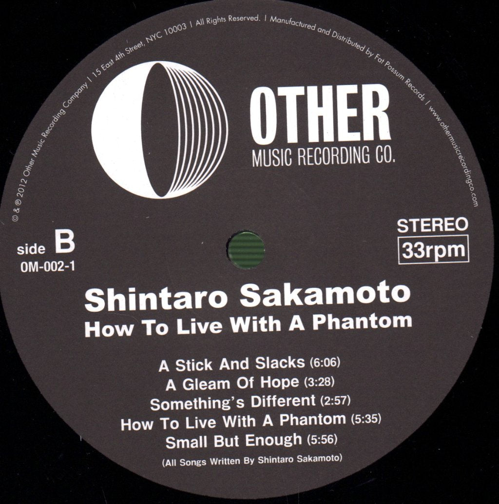 Shintaro Sakamoto - How To Live With A Phantom - Lp