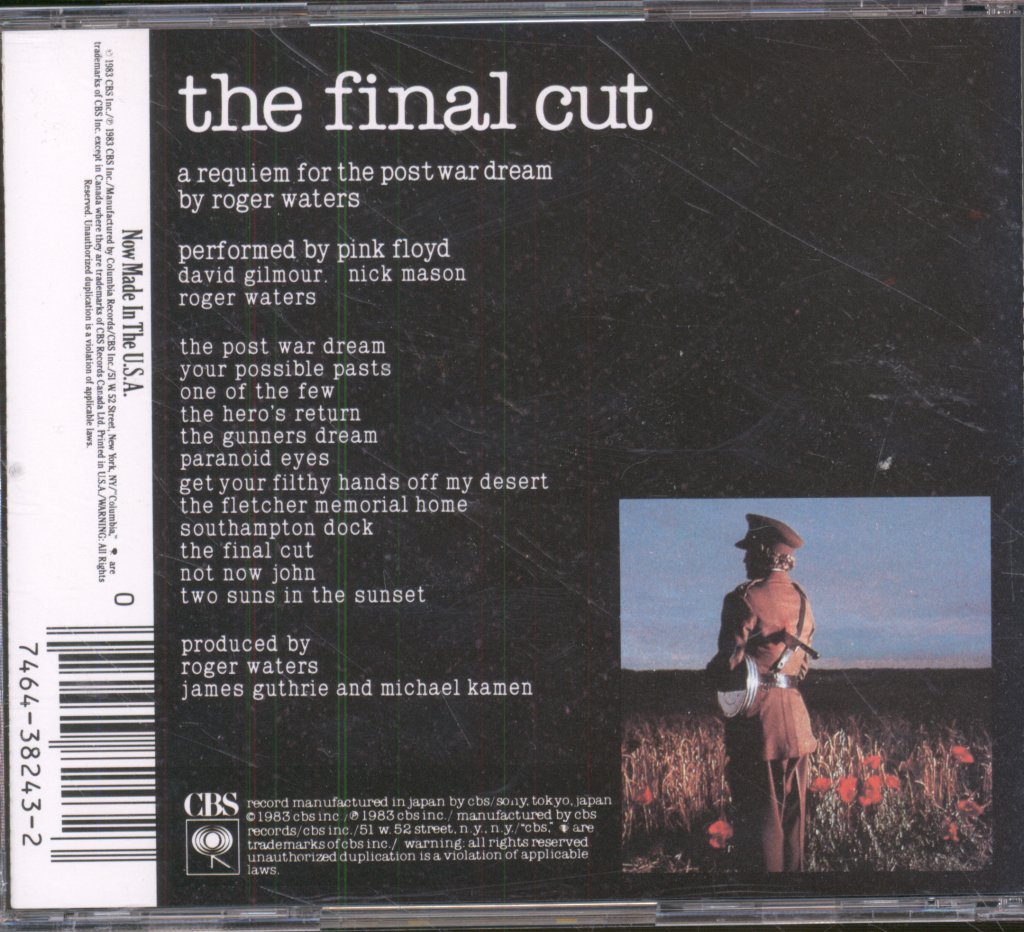 Pink Floyd - Final Cut - Cd