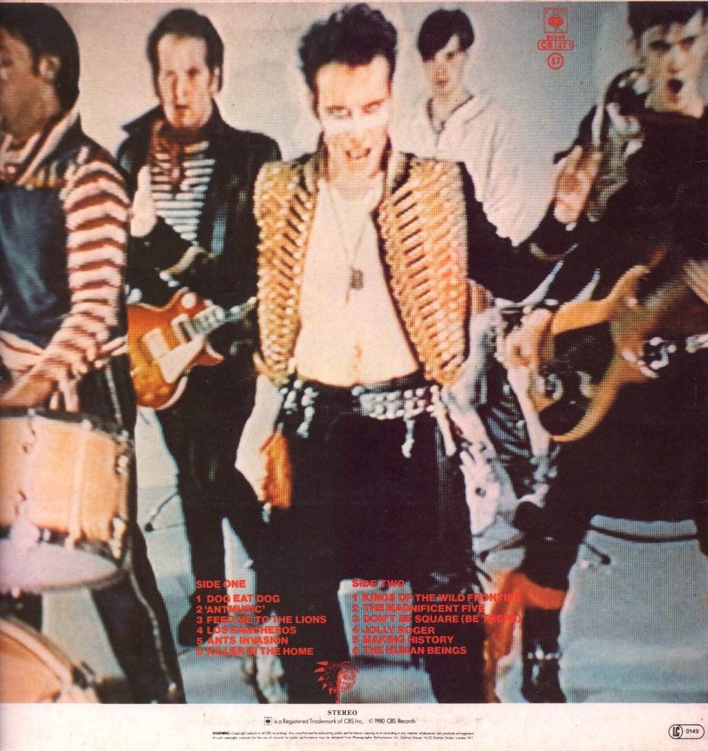 Adam And The Ants - Kings Of The Wild Frontier - Lp