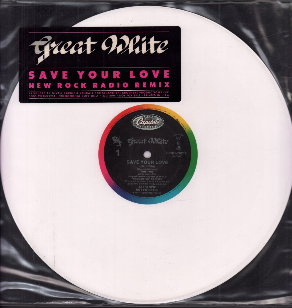 Great White - Save Your Love - 12 Inch