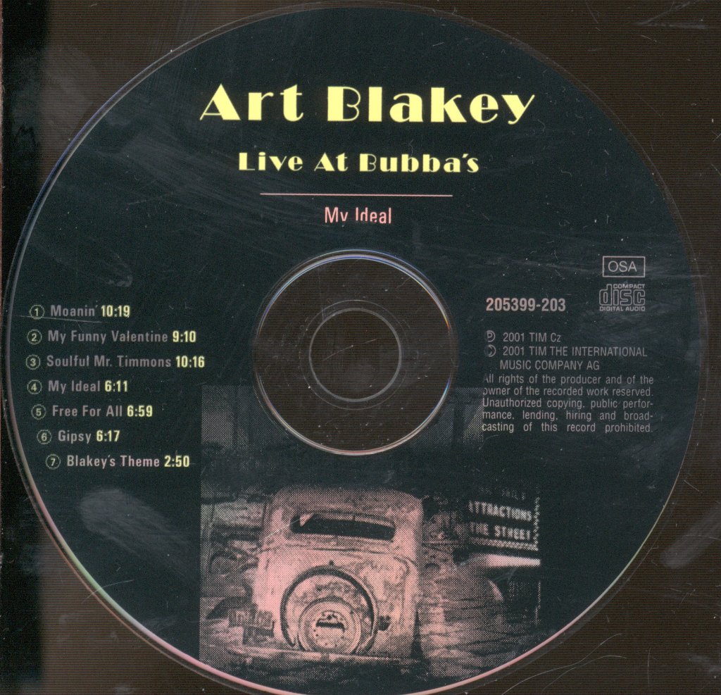 Art Blakey - My Ideal - Live At Bubba's - Cd