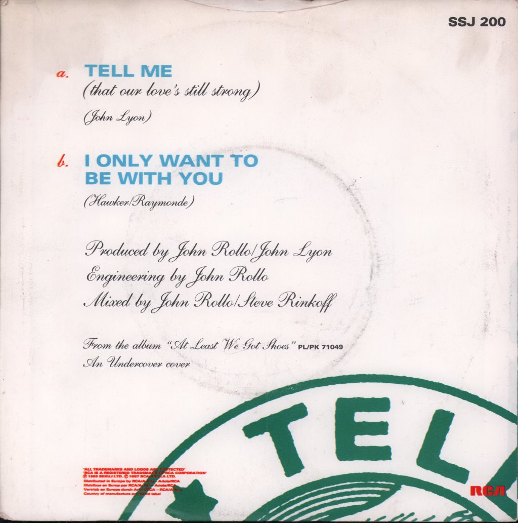 Southside Johnny And The Jukes - Tell Me - 7 Inch