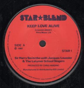 Sir Harry Secombe With Jacques Loussier - Keep Love Alive - 7 Inch