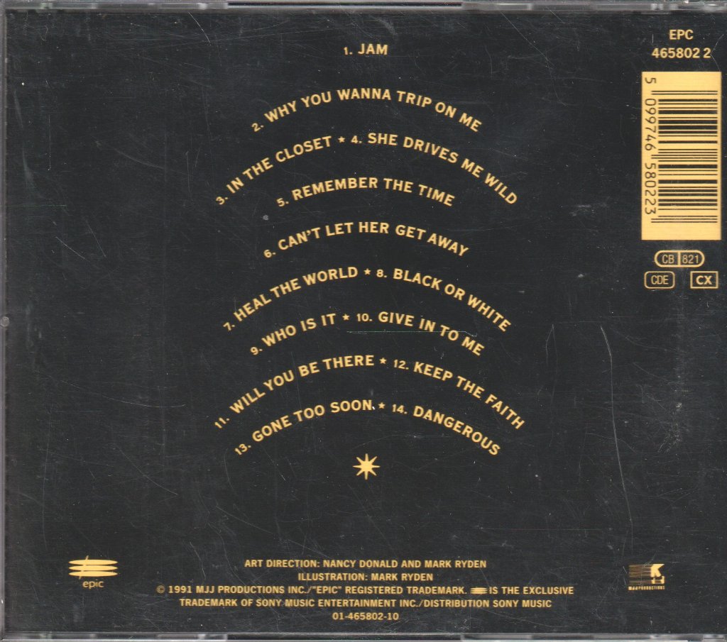 Michael Jackson - Dangerous - Cd