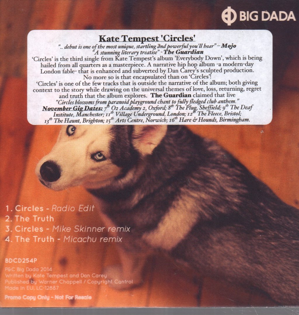 Kate Tempest - Circles - Cdr
