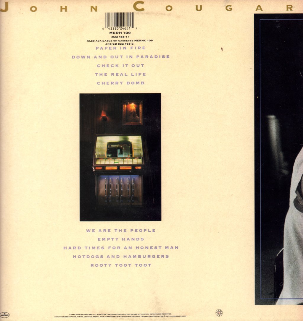 John Cougar Mellencamp - Lonesome Jubilee - Lp