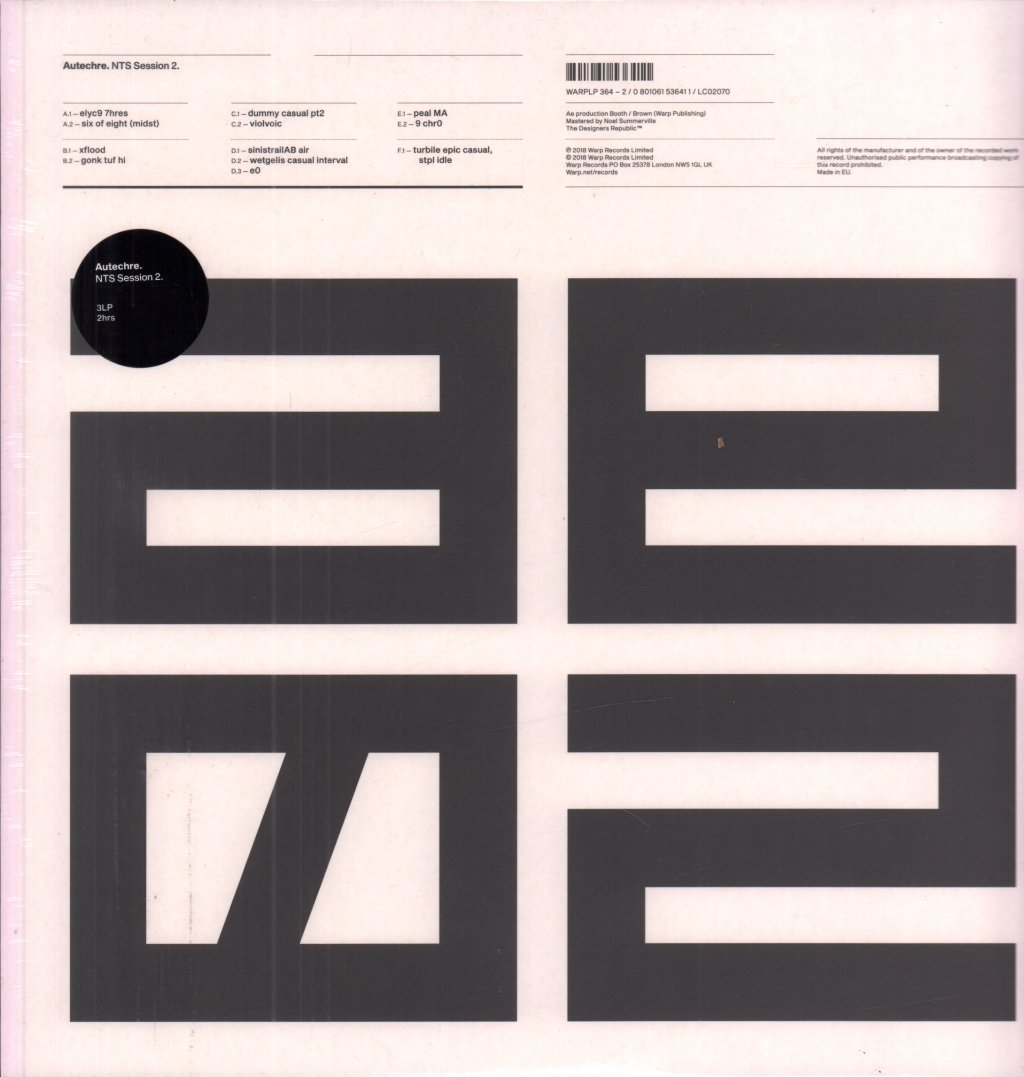 Autechre - NTS Sessions 2 - Triple 12 Inch