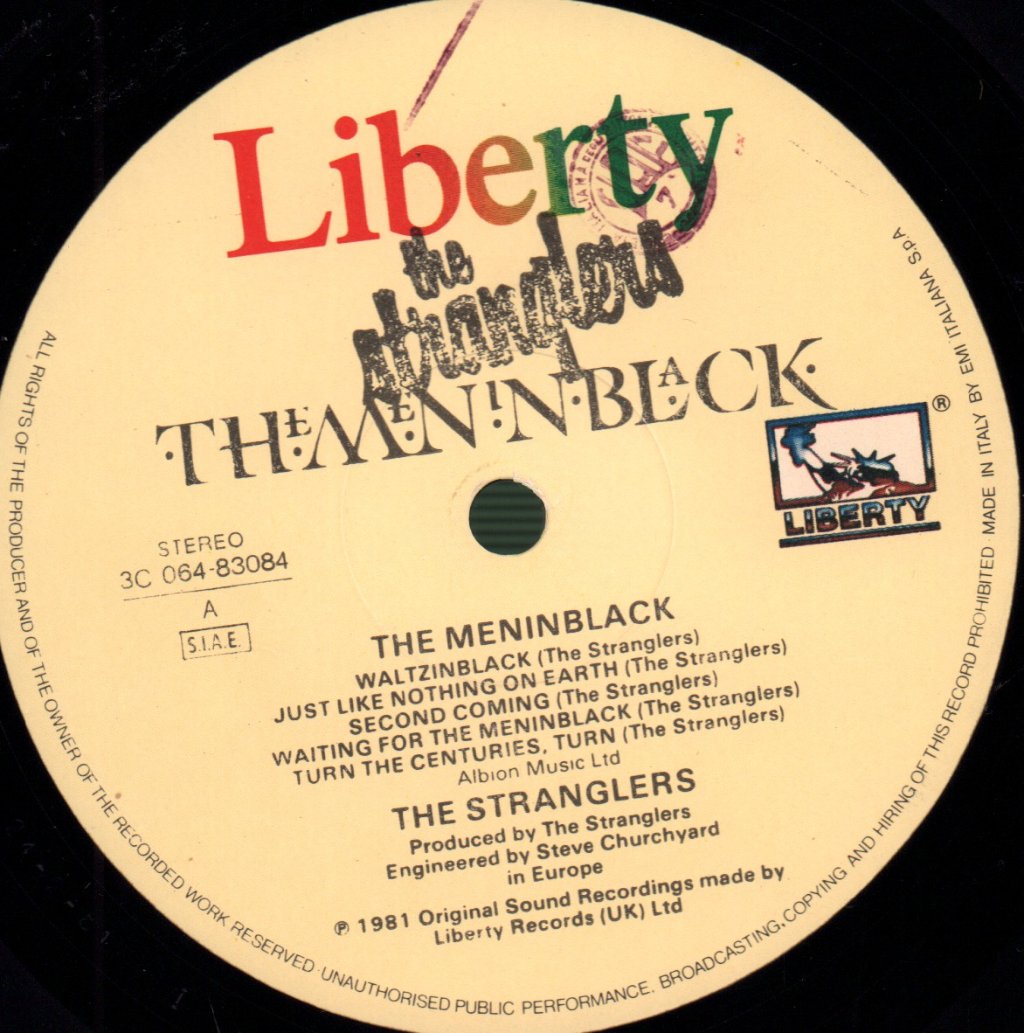 Stranglers - Gospel According To The Meninblack - Lp