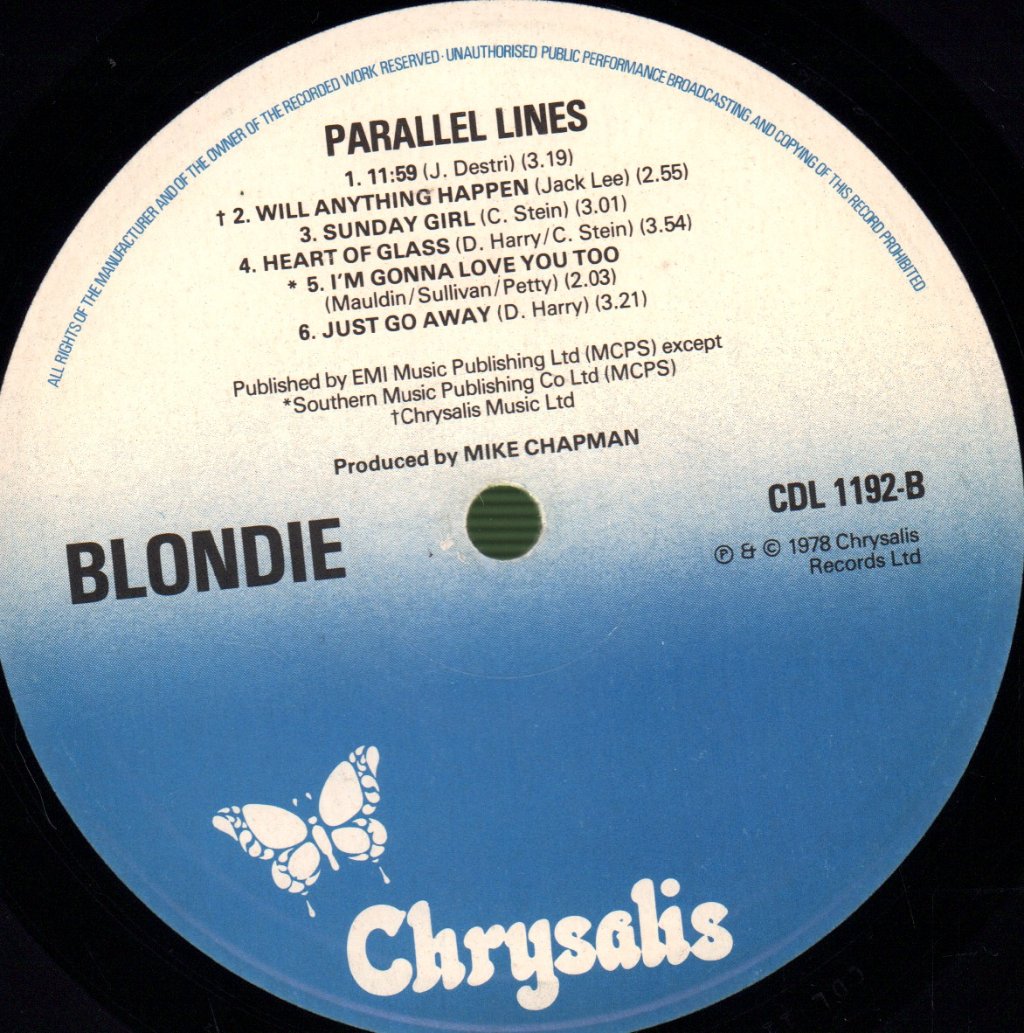 Blondie - Parallel Lines - Lp