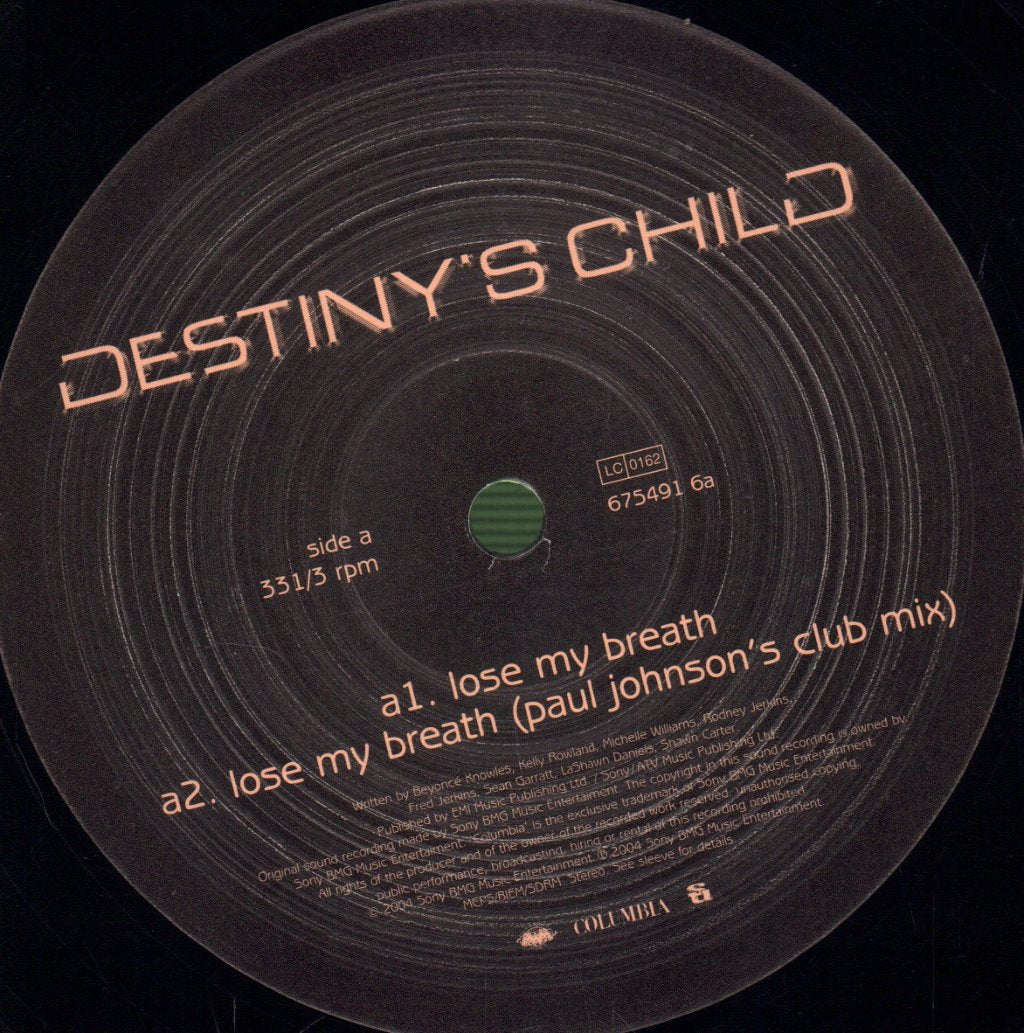 Destiny's Child - Lose My Breath 12インチ Destiny's Child - Lose My Breath - 12 Inch – Vinyl Tap