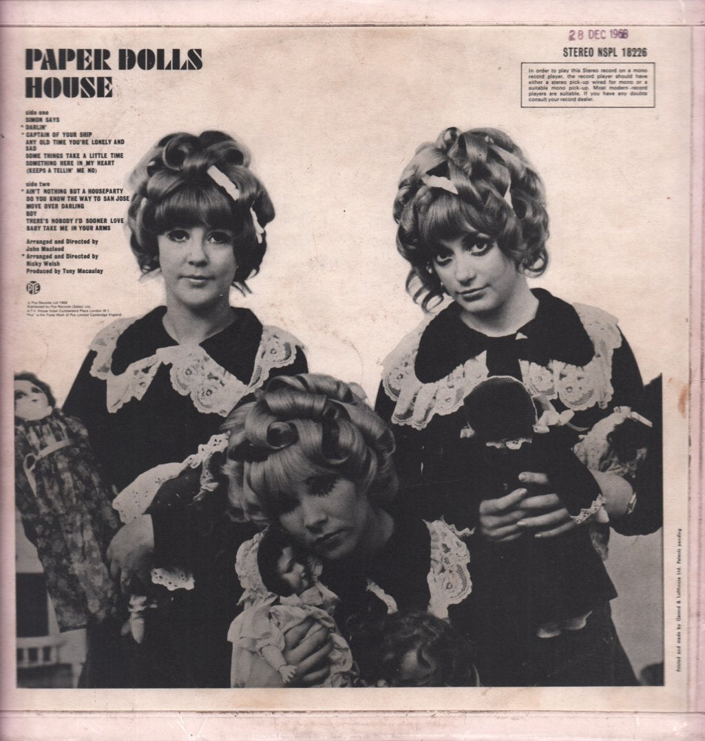 Paper Dolls - Paper Dolls House - Lp