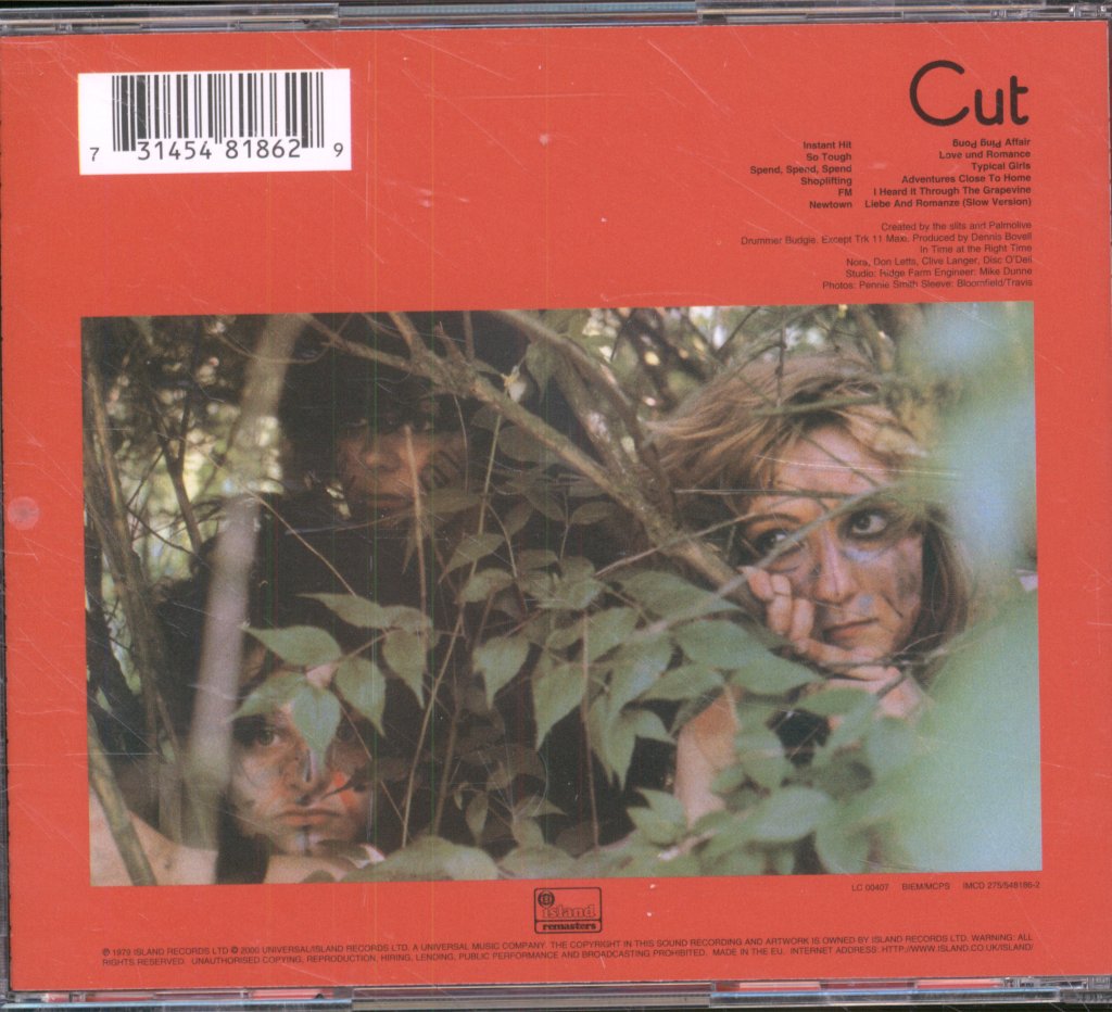 Slits - Cut - Cd