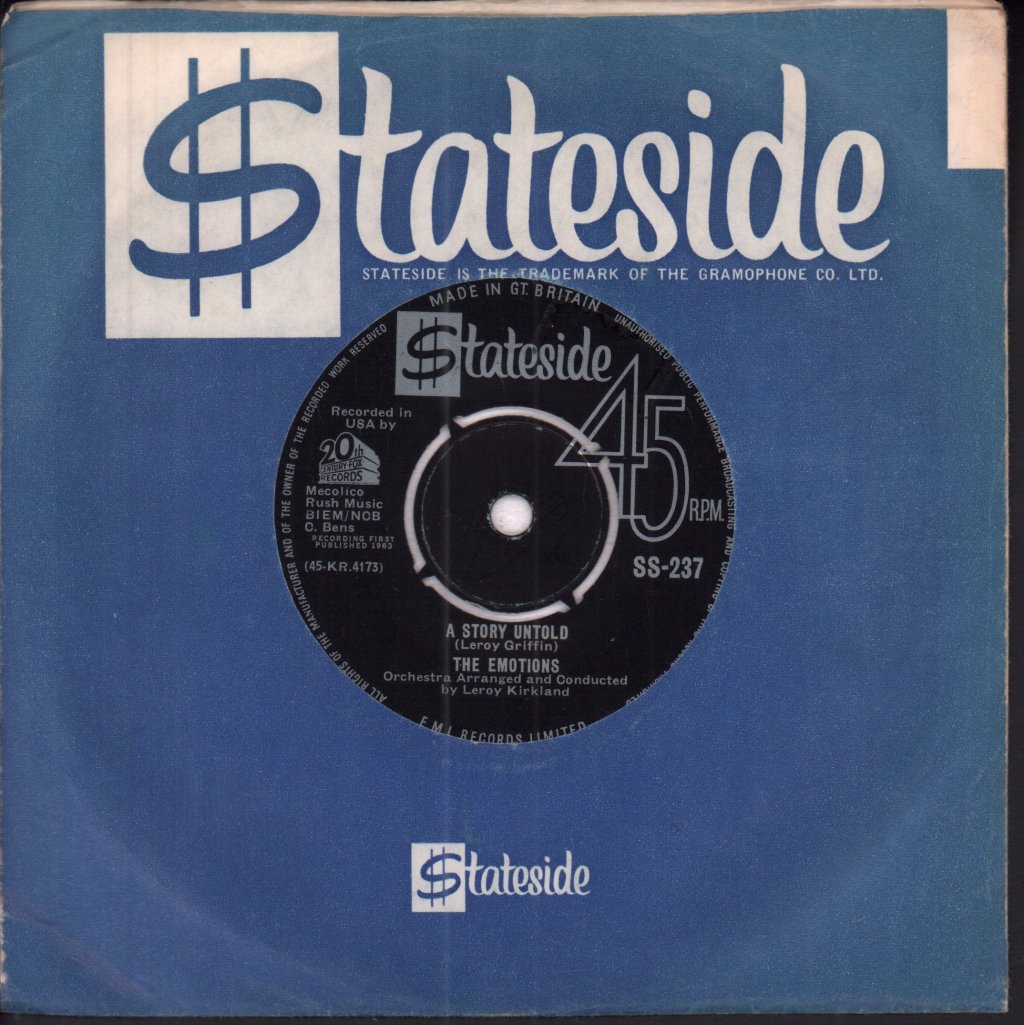 Emotions - A Story Untold - 7 Inch