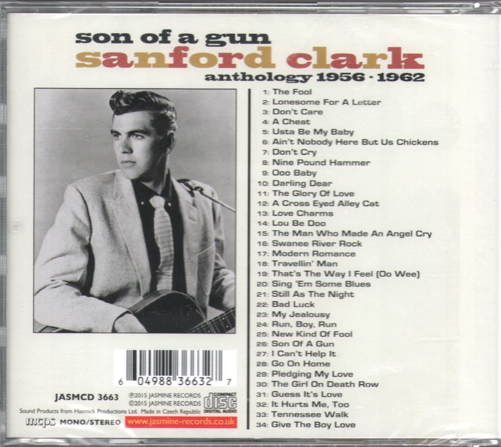 Sanford Clark - Son Of A Gun (Anthology 1956-1962) - Cd