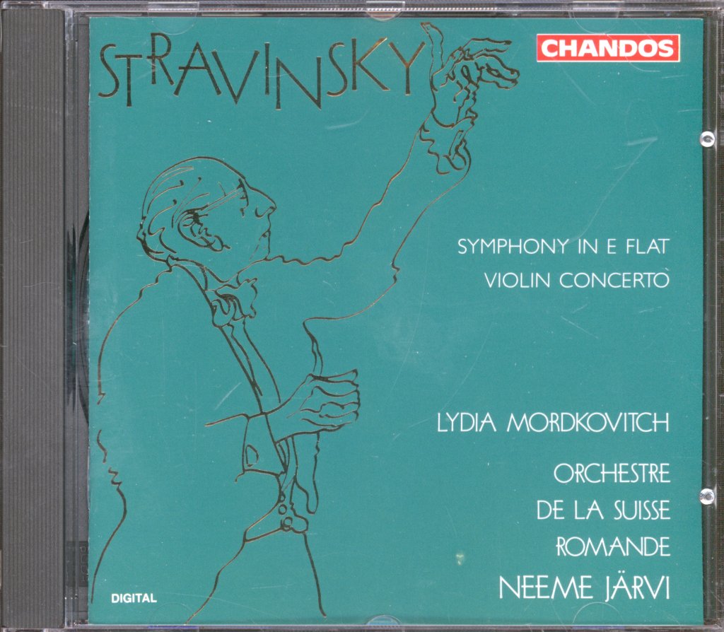 Lydia Mordkovitch, Orchestre De La Suisse Romande - Stravinsky - Symphony In E Flat / Violin Concerto - Cd