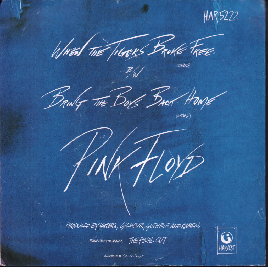 Pink Floyd - When The Tigers Broke Free - 7 Inch