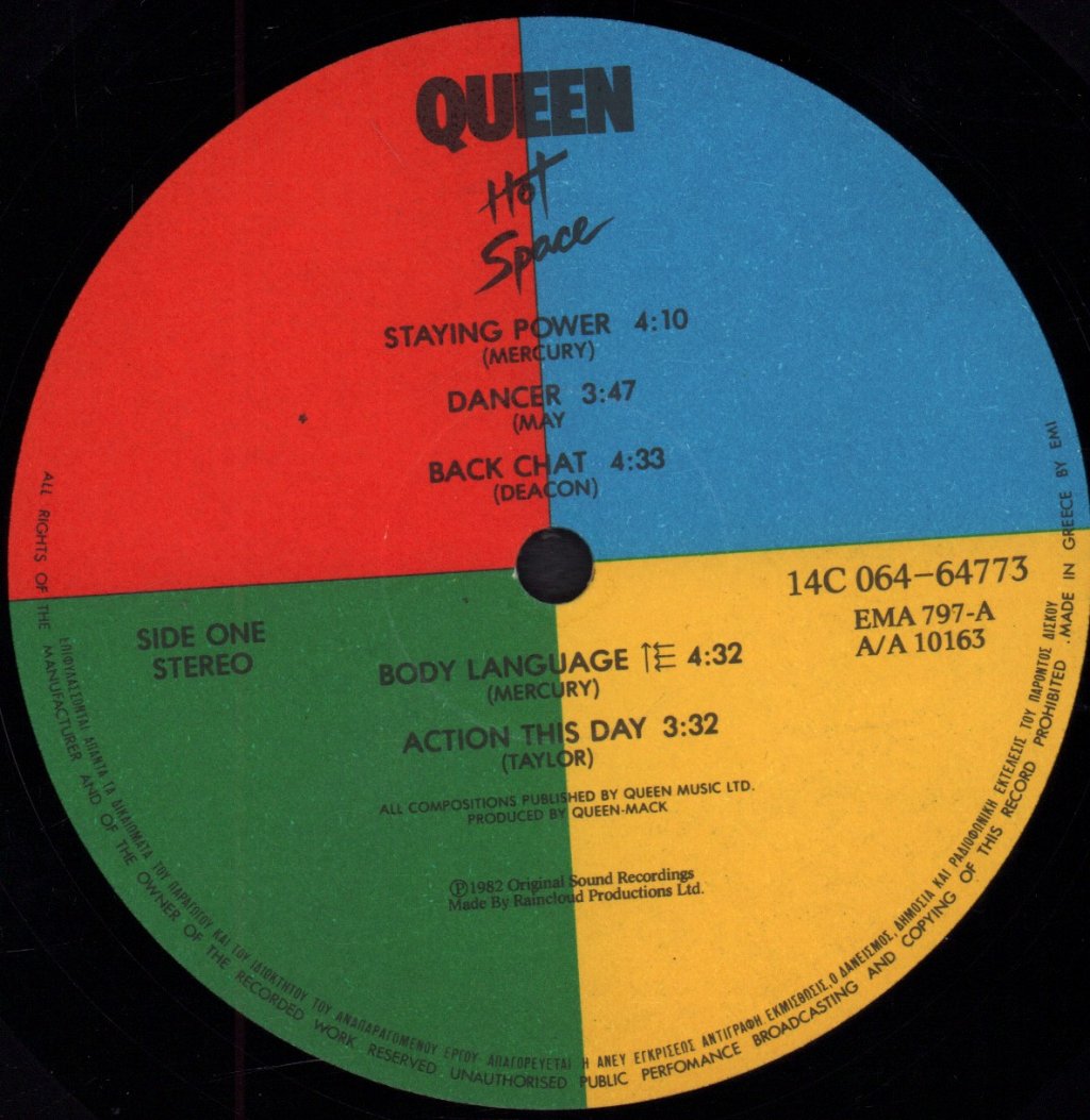 Queen - Hot Space - Lp