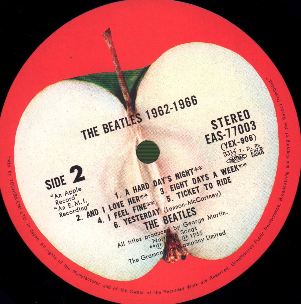 Beatles - 1962-1966 - Double Lp