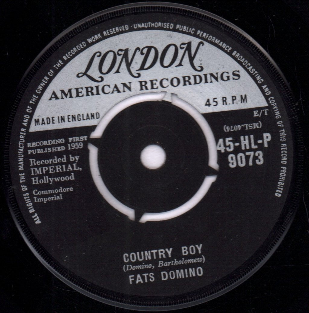 Fats Domino - country boy - 7 Inch