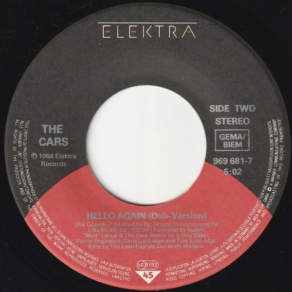 Cars - Hello Again - 7 Inch