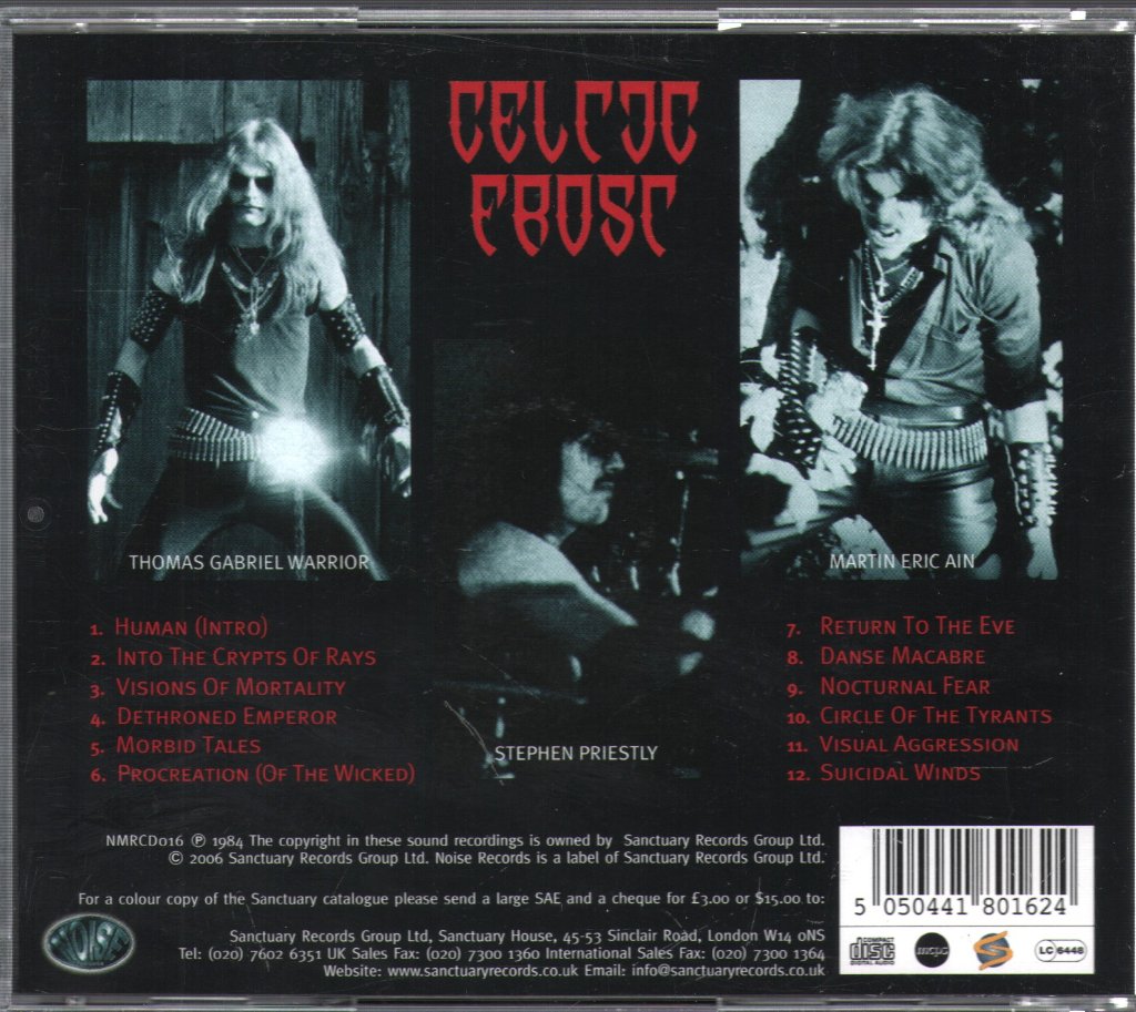 Celtic Frost - Morbid Tales - Cd