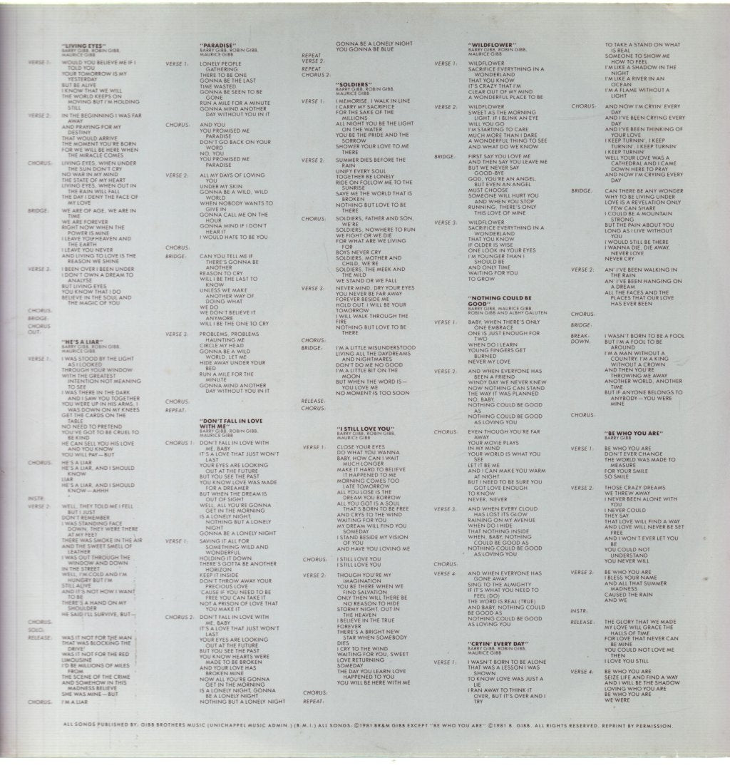 Bee Gees - Living Eyes - Lp
