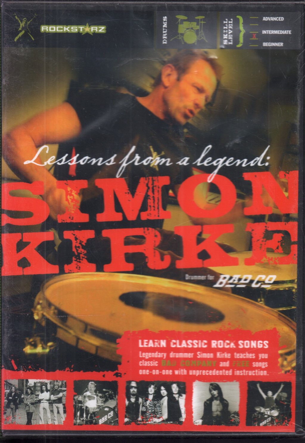 Simon Kirke - lessons from a legend - Dvd