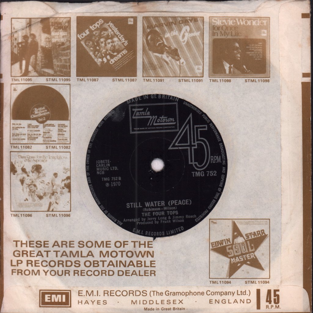 Four Tops - Still Water - 7 Inch