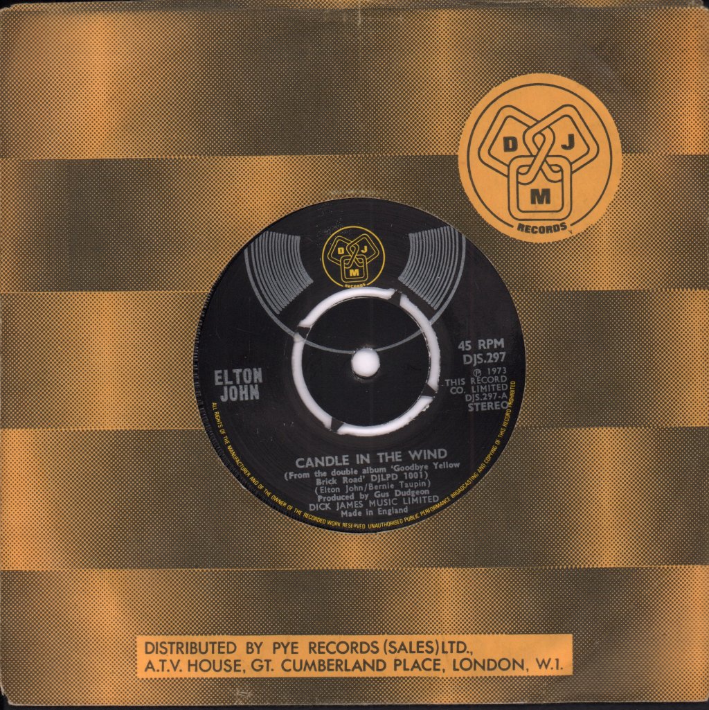 Elton John - Candle In The Wind - 7 Inch