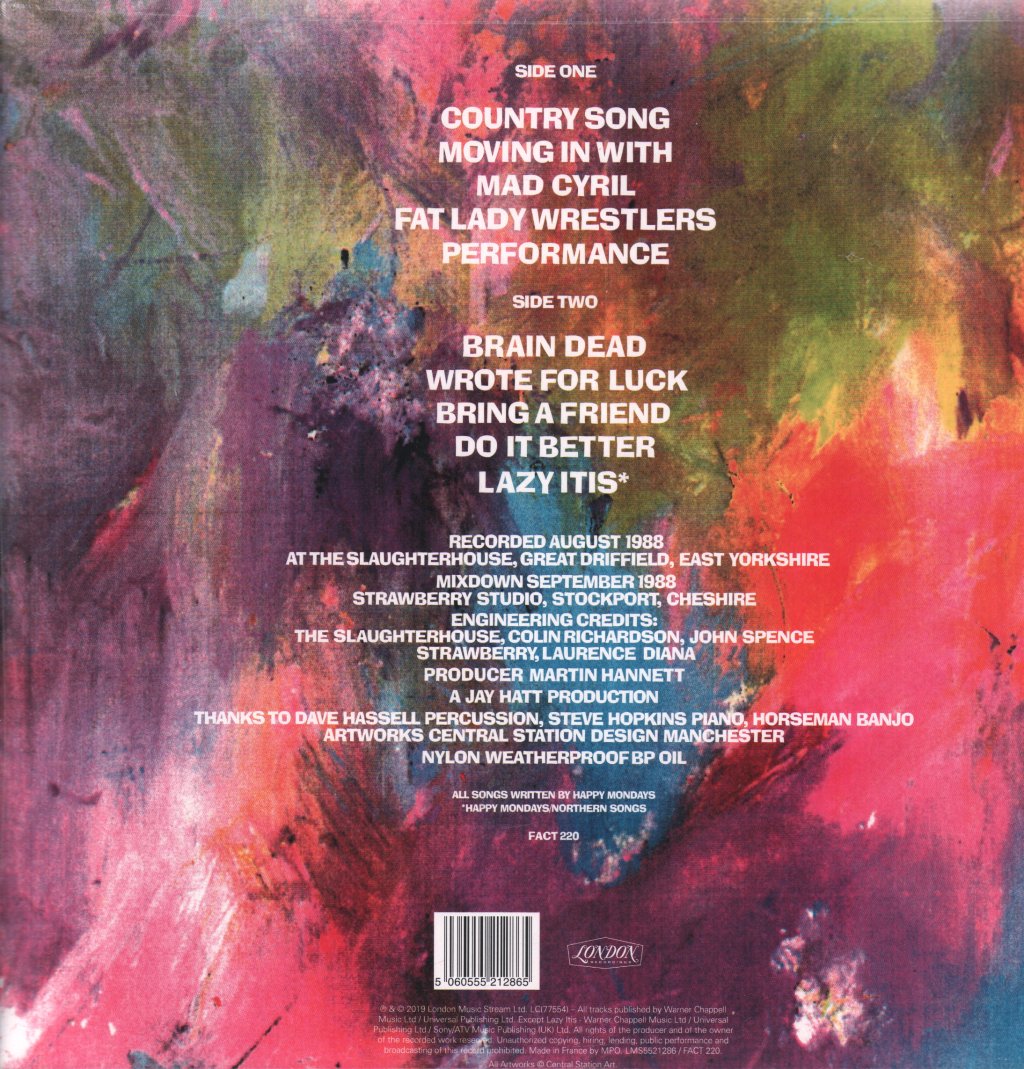 Happy Mondays - Bummed - Lp