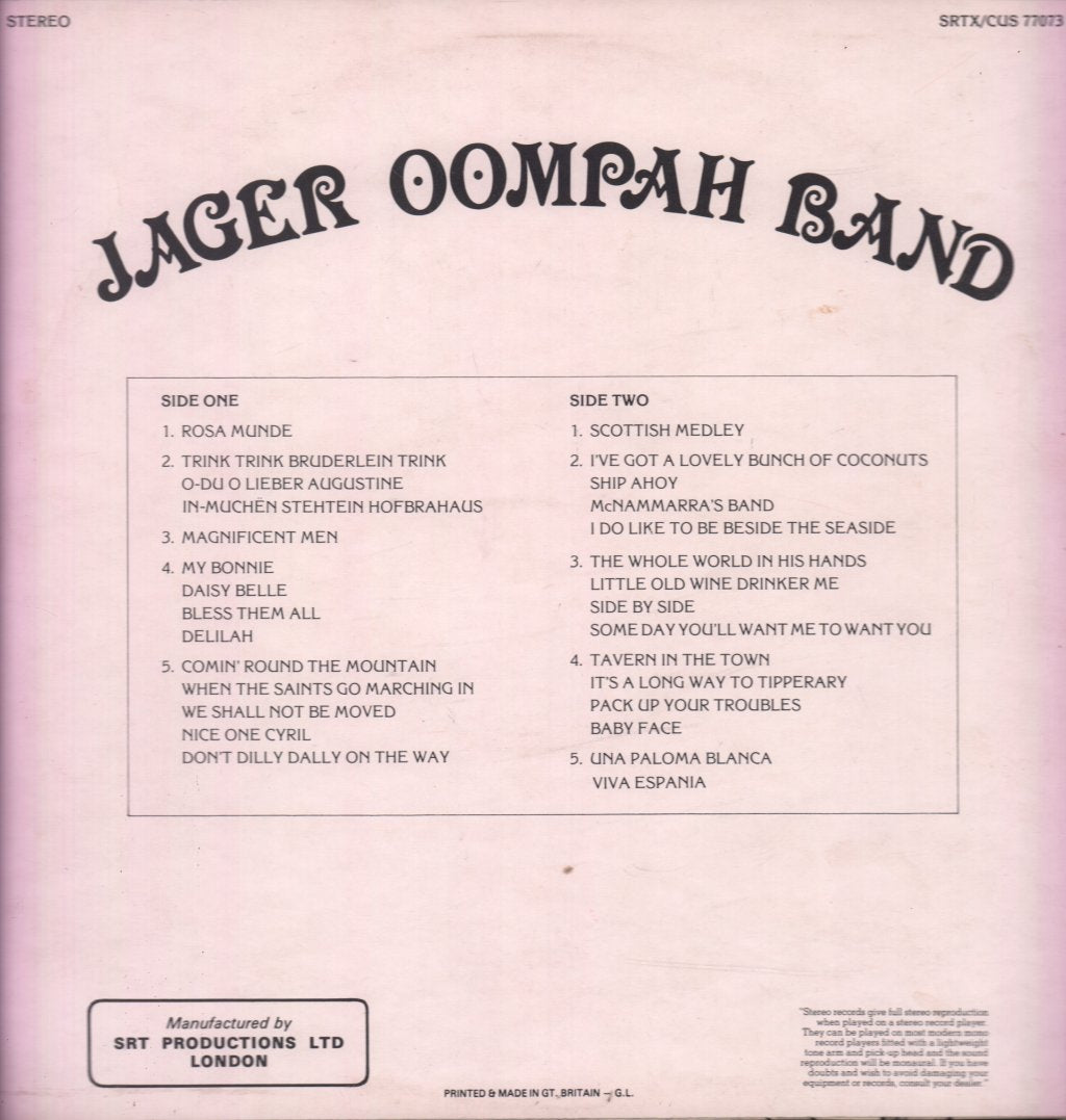 jager oompah band - jager oompah band - Lp