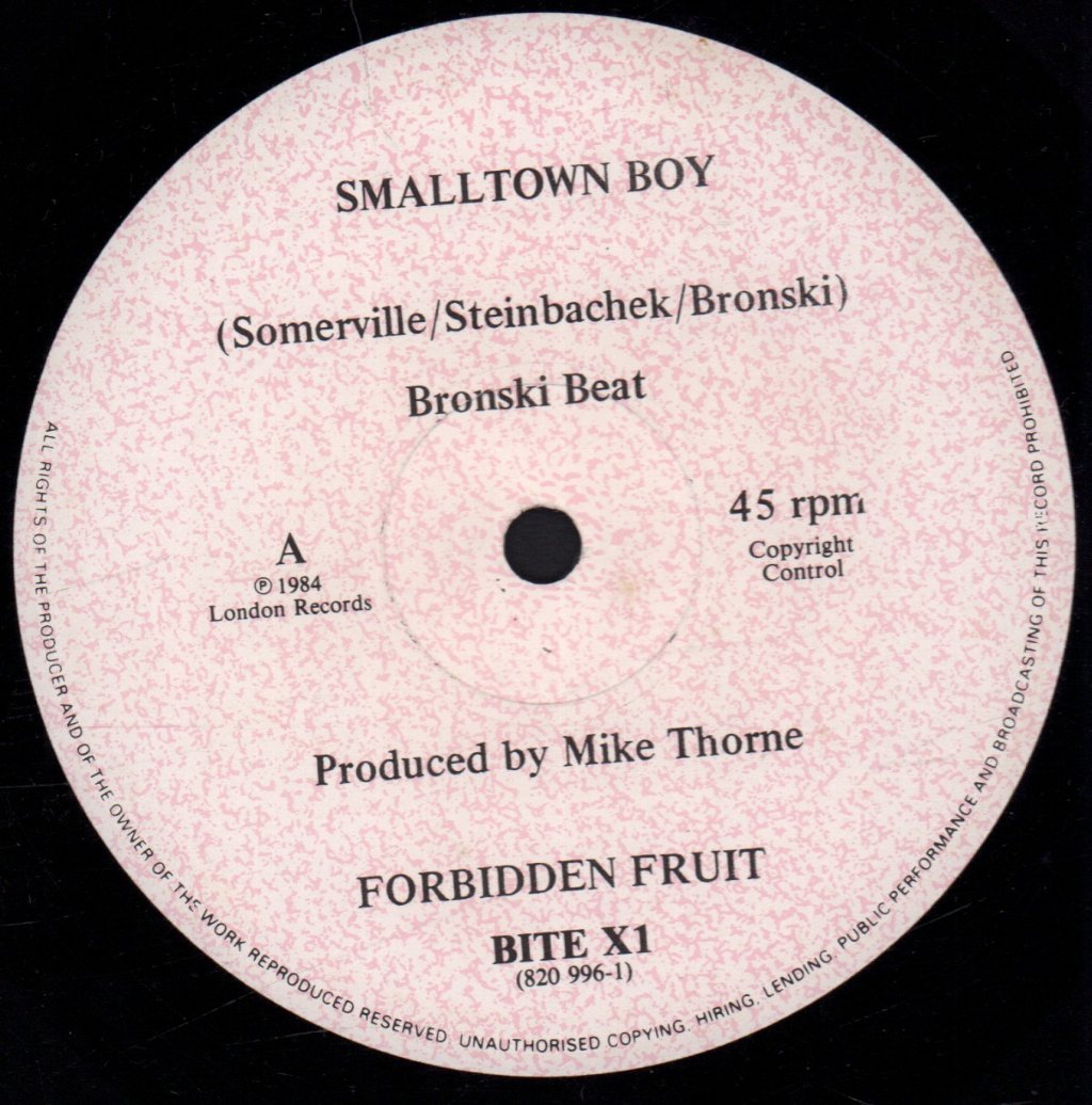 Bronski Beat - Smalltown Boy - 12 Inch