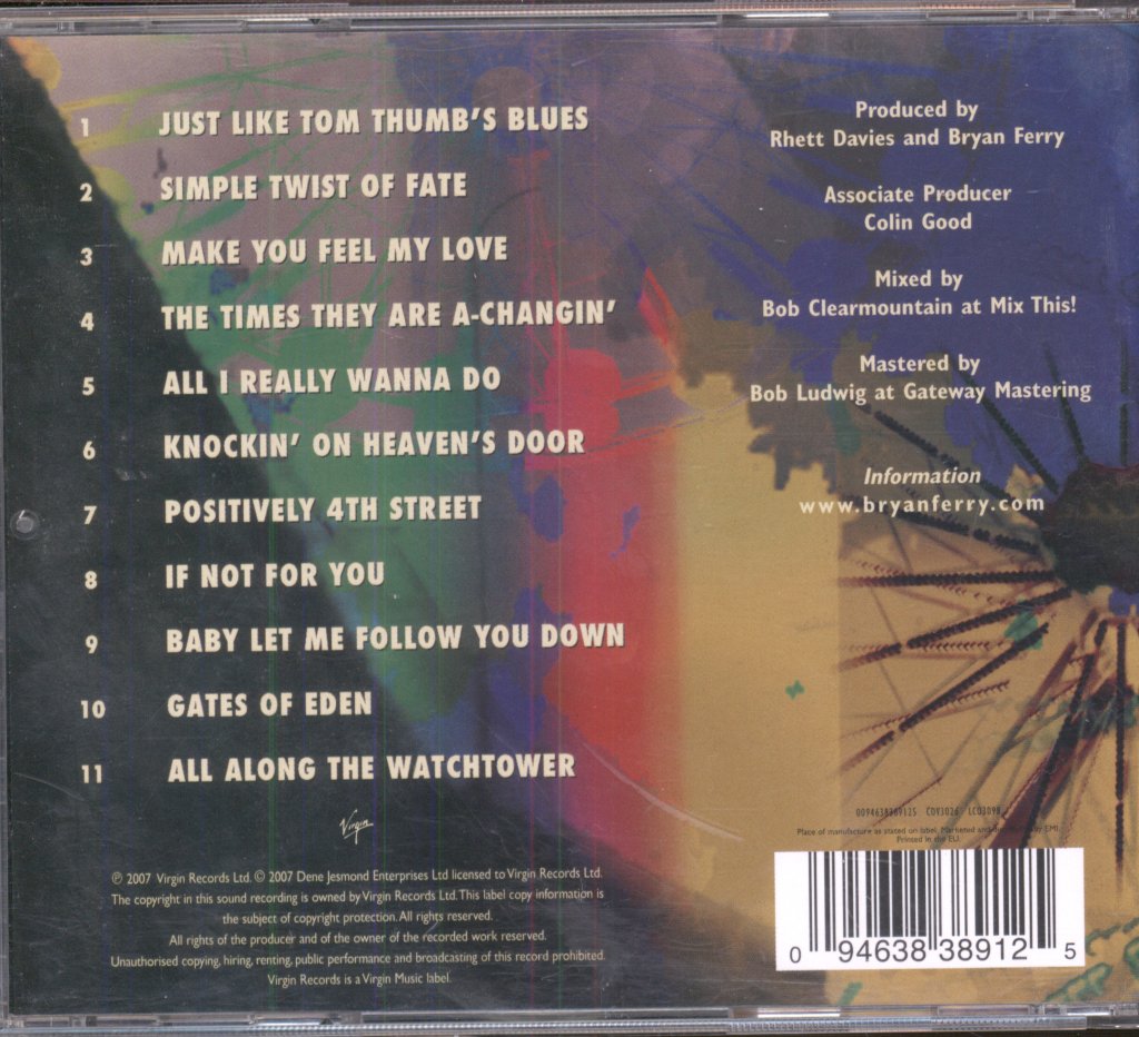 Bryan Ferry - Dylanesque - Cd