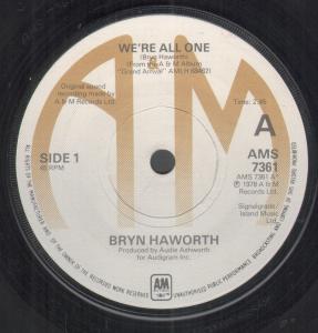 Bryn Haworth - We're All One - 7 Inch