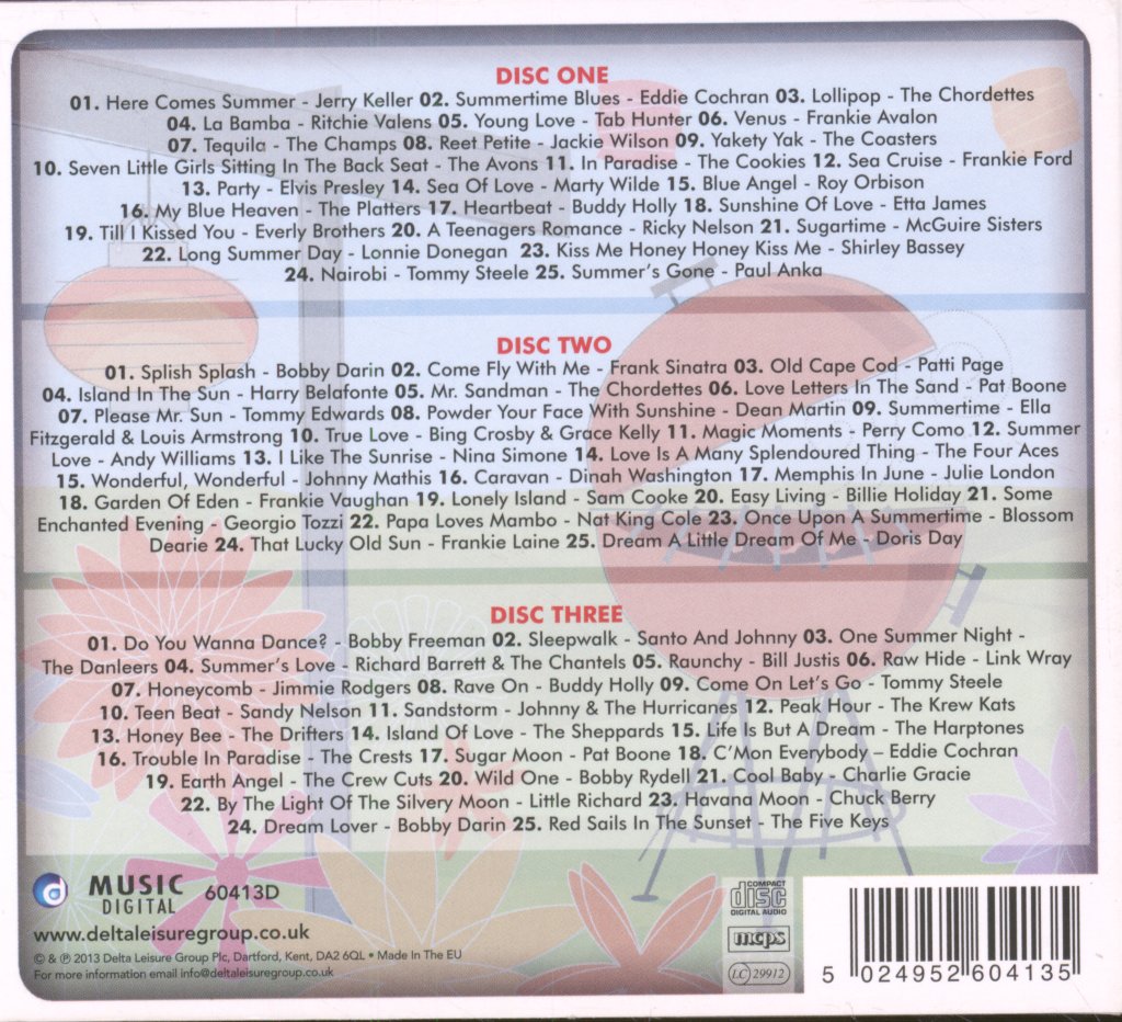 Various Artists - I Just Love A 50's Summer Party - Cd Set