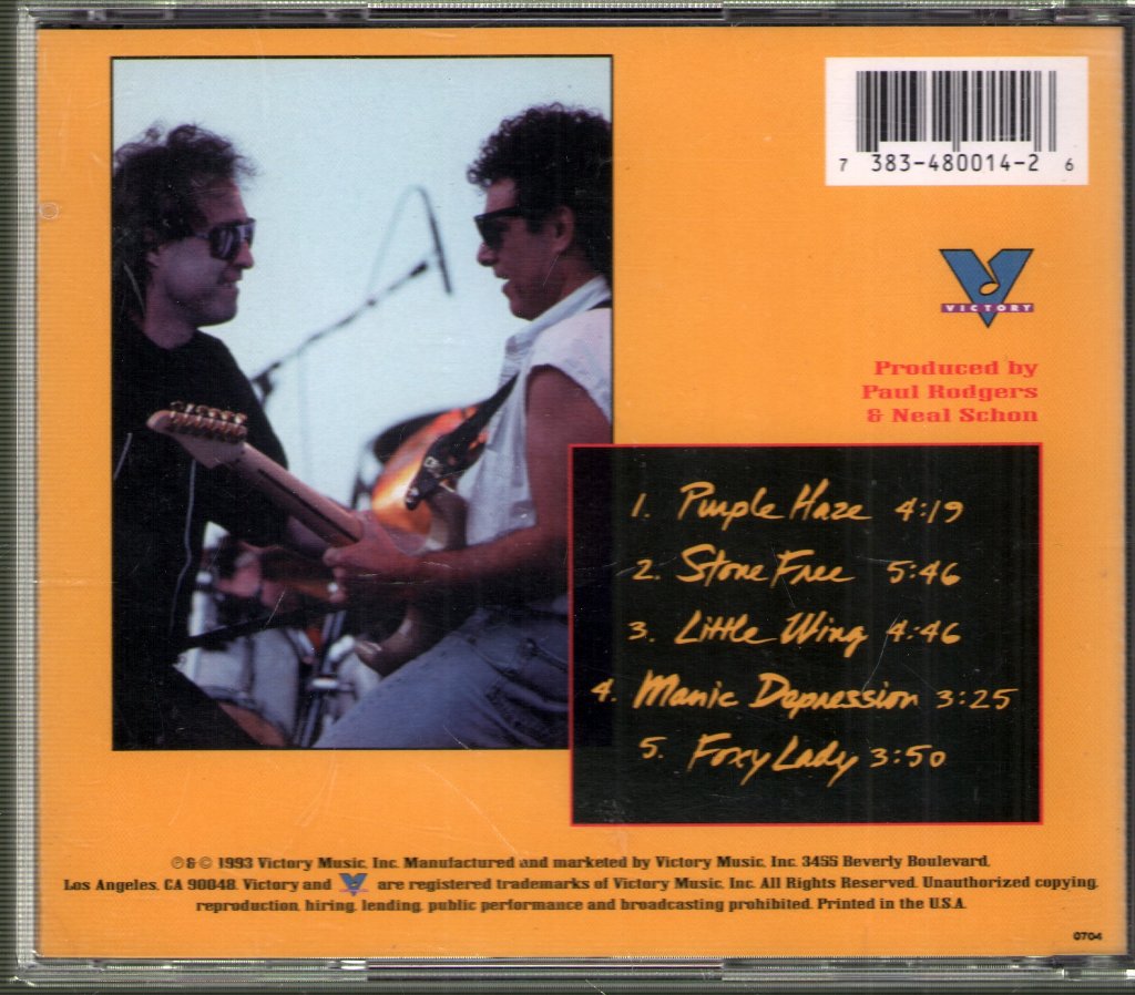 Paul Rodgers And Company - Hendrix Set - Cd