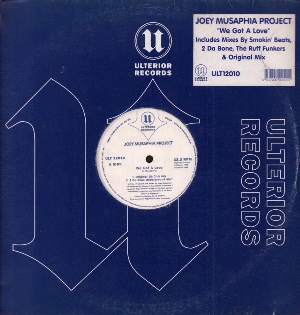 Joey Musaphia - We Got A Love - 12 Inch