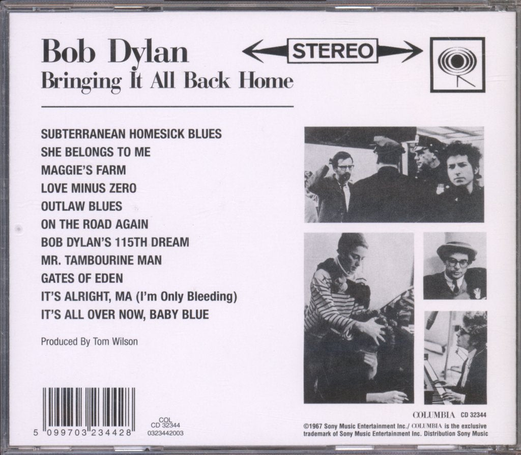 Bob Dylan - Bringing It All Back Home - Cd