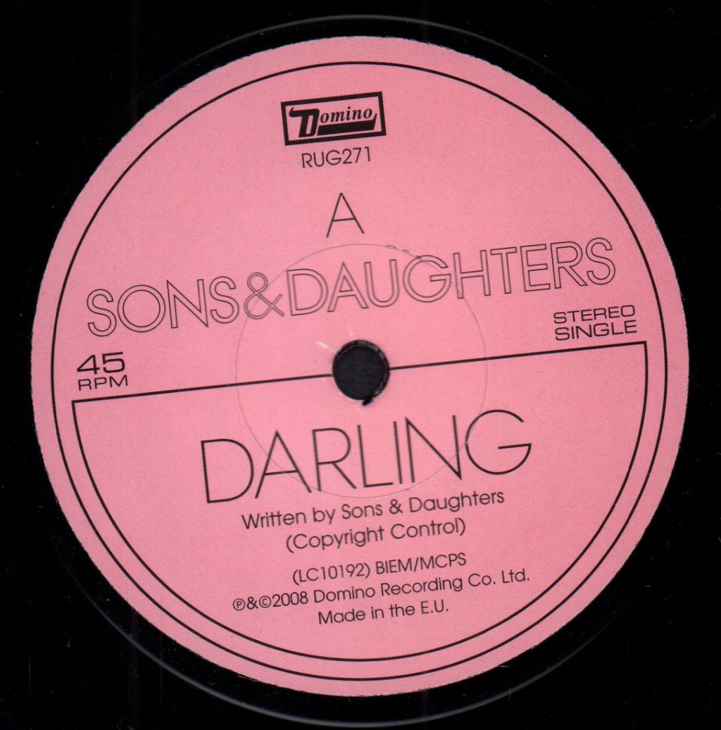Sons And Daughters - Darling - 7 Inch
