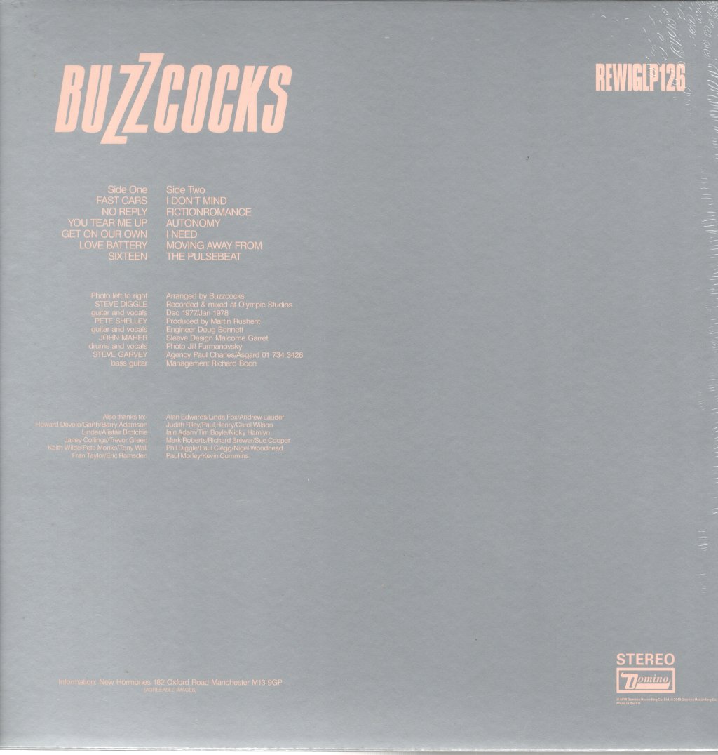 Buzzcocks - Another Music In A Different Kitchen - Lp