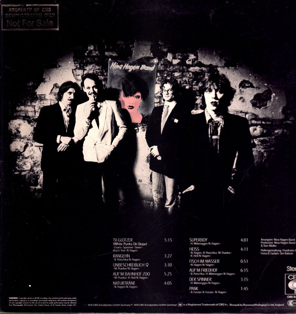Nina Hagen Band - Nina Hagen Band - Lp