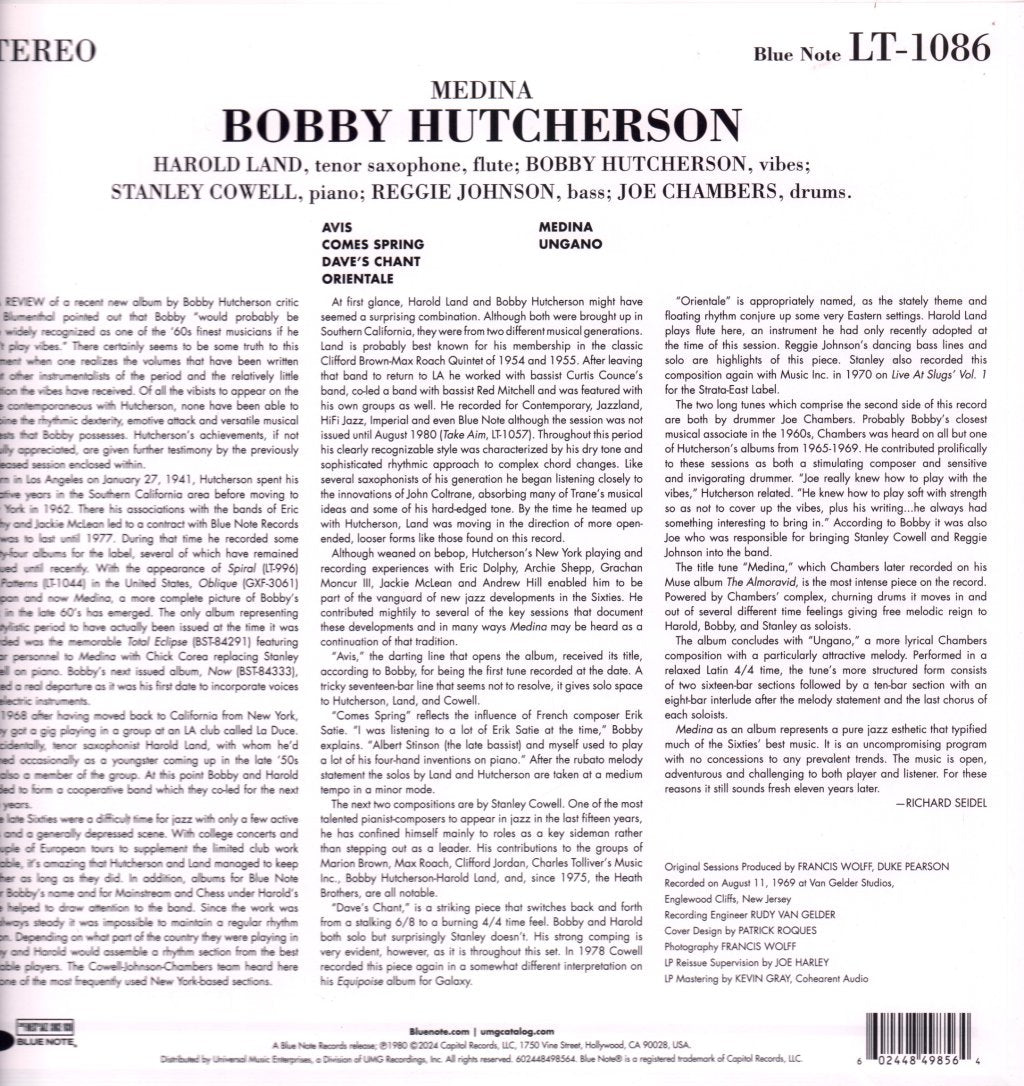 Bobby Hutcherson - Medina - Lp