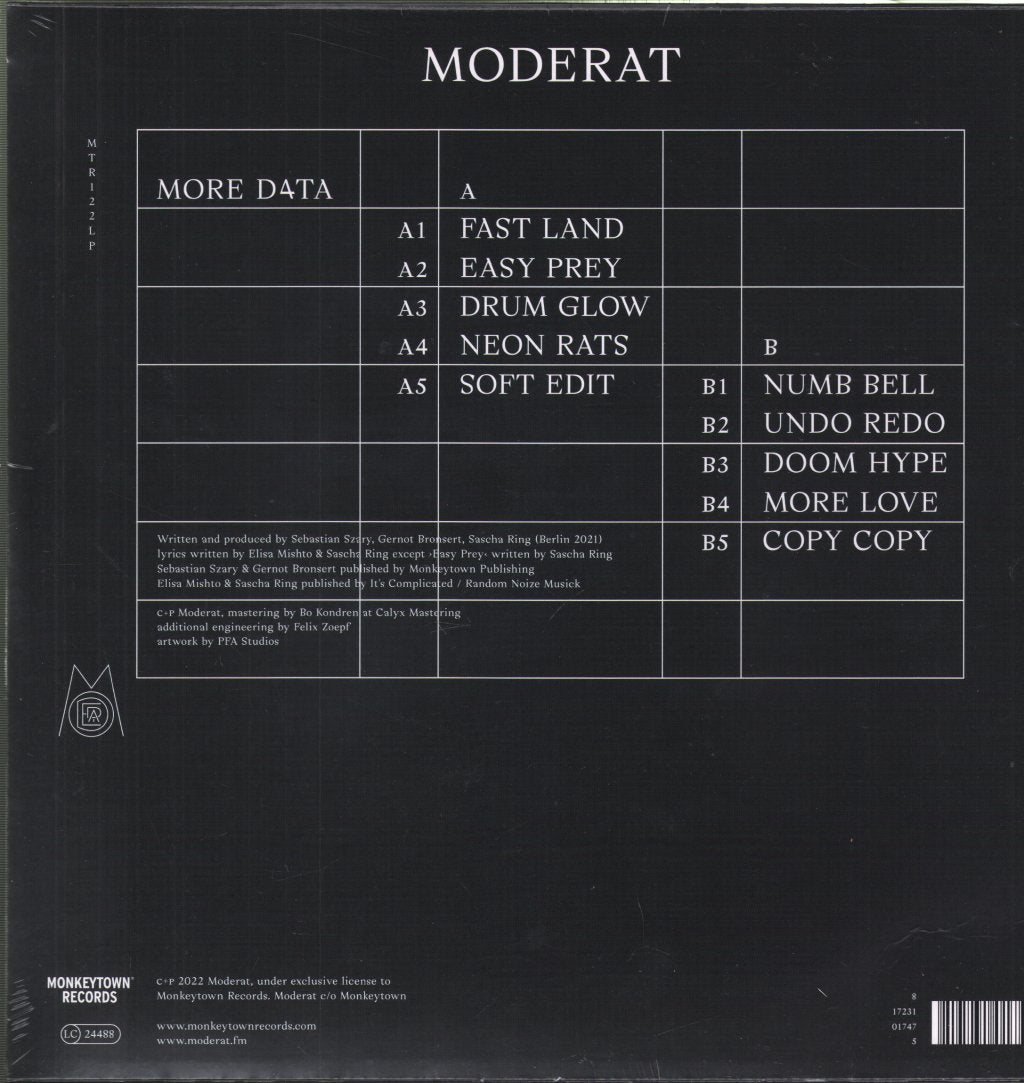 Moderat - More D4ta - Lp