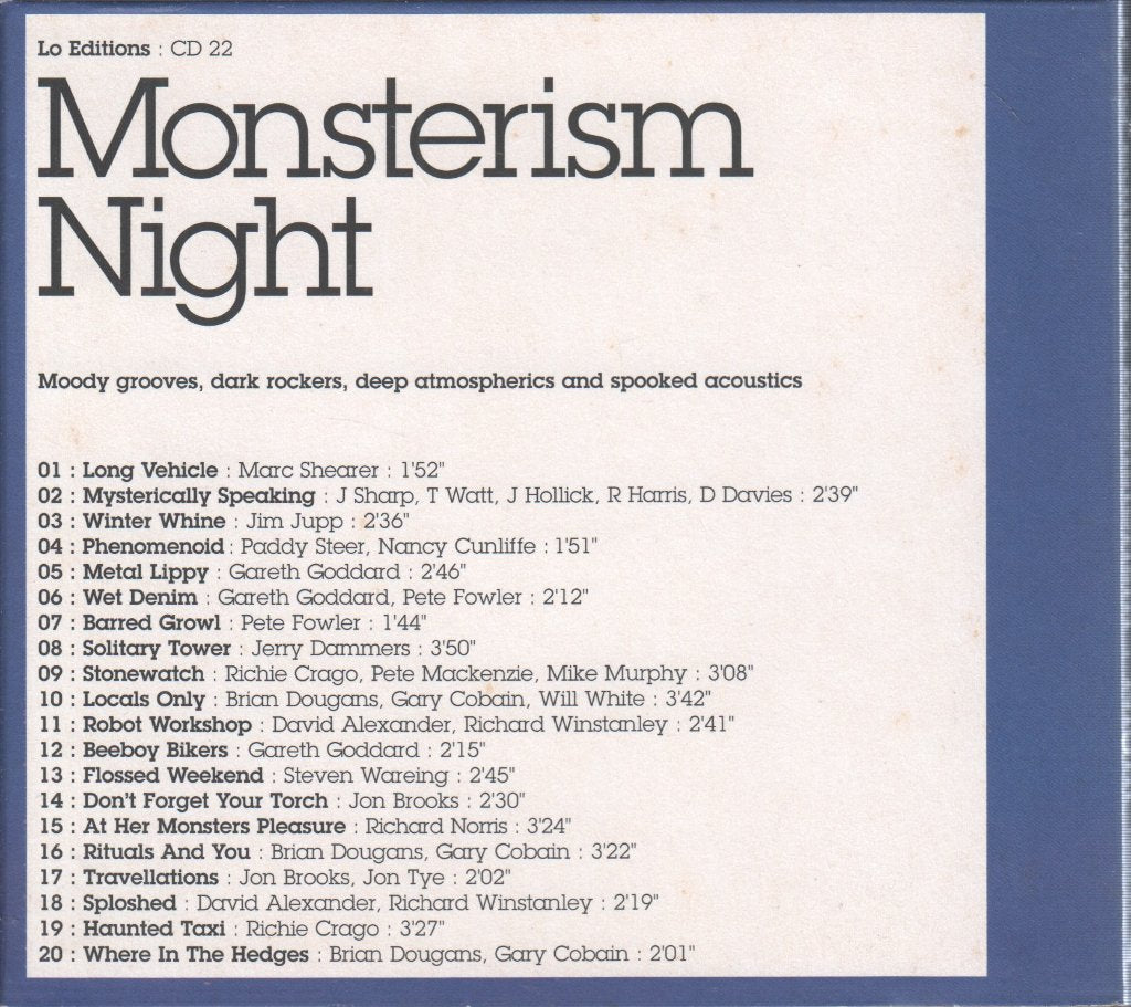 Various Artists - Monsterism Night - Cd