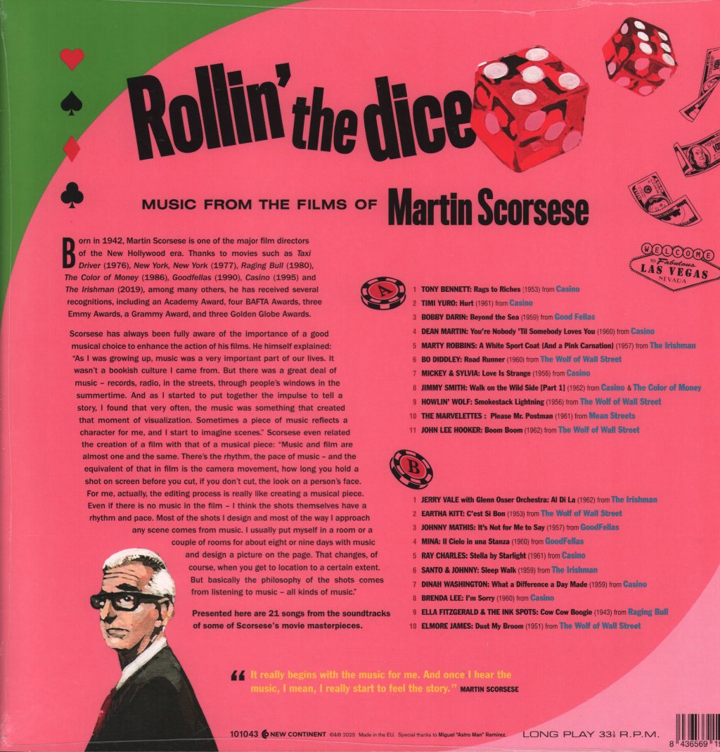 Various Artists - Rollin' the Dice: Music From the Films of Martin Scorsese - Lp