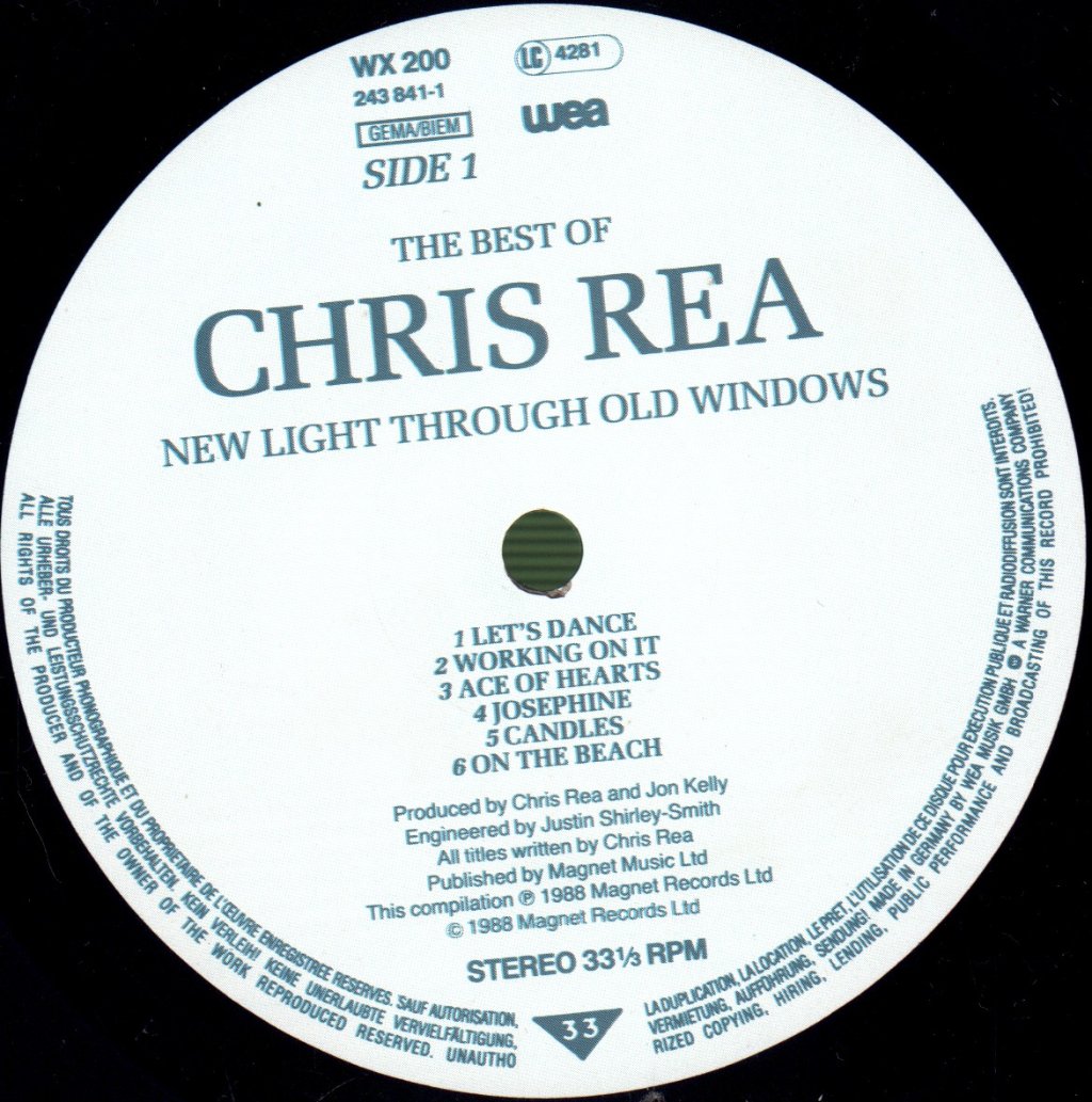 Chris Rea - New Light Through Old Windows (Best Of) - Lp